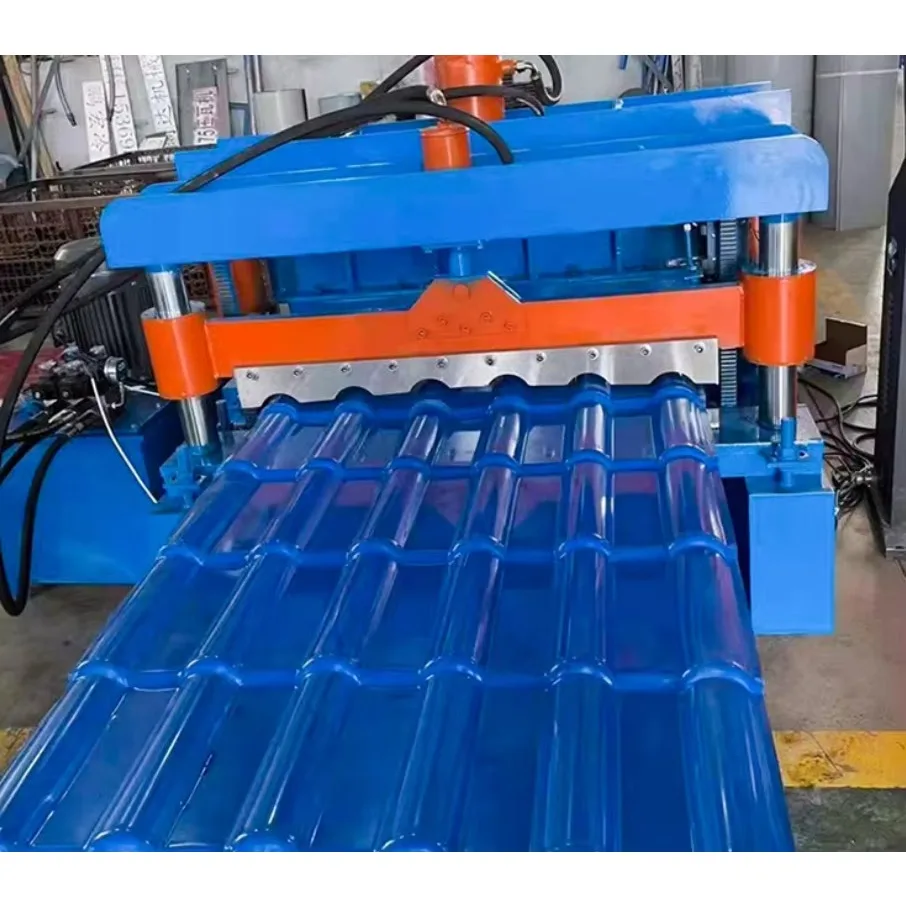 Corrugated Roof Sheet Machine Touch Screen Control Auto Counting Length Emergency Stop Safety Protection Equipment