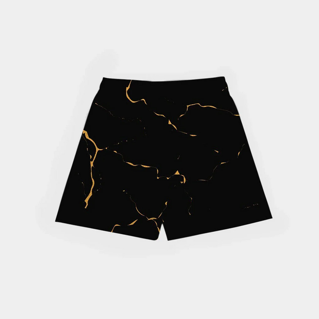 Summer Fashion Loose Retro If I Dont Letters Skeleton Print Casual Street Shorts Breathable Training Fitness Sports Shorts Moto