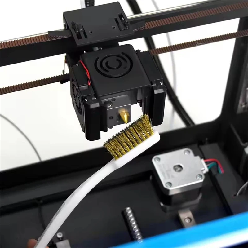 3D Printer Parts for Copper Wire Toothbrush Nozzle for Ender 3 CR10 MK8 Extruder Cleaner Tool Rust Remover Paint Brushes 1-5 Pcs gallery 2