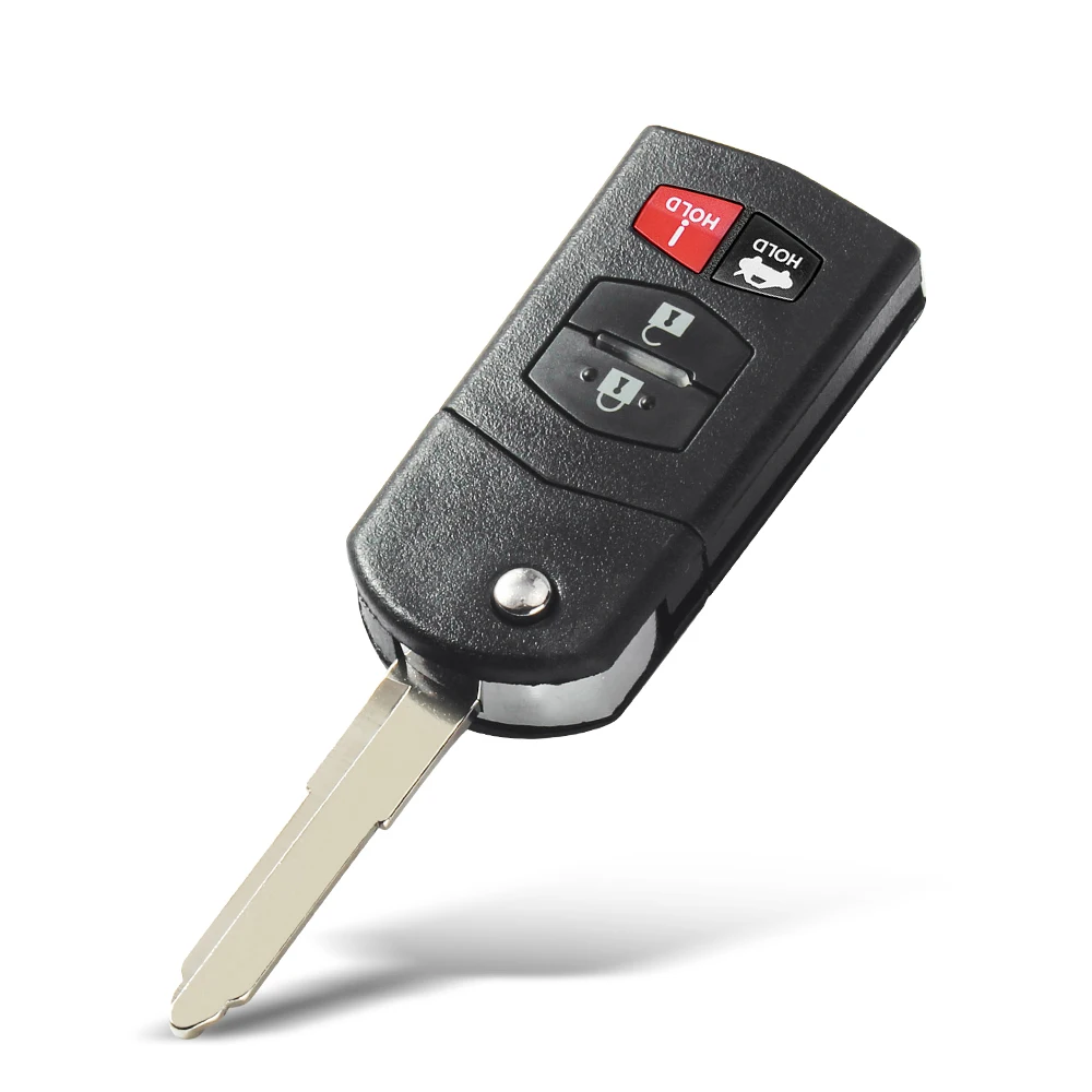 KEYYOU KPU41788 Remote Car Key for Mazda 6 Sedan RX-8 2005 2006 2007 2008 Remote Key 313.8MHz 4D63 Chip 3/4Buttons