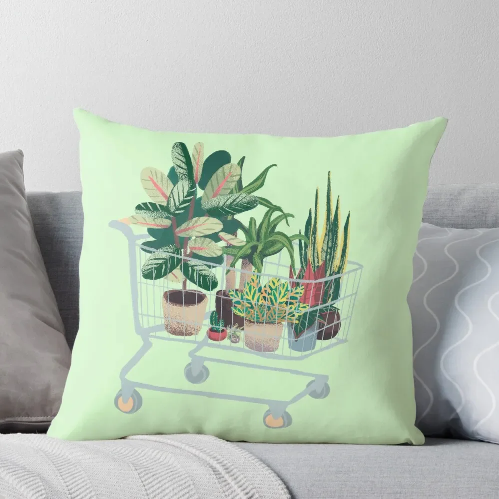 

Plant friends Throw Pillow Christmas Pillow Cases pillow pillowcase