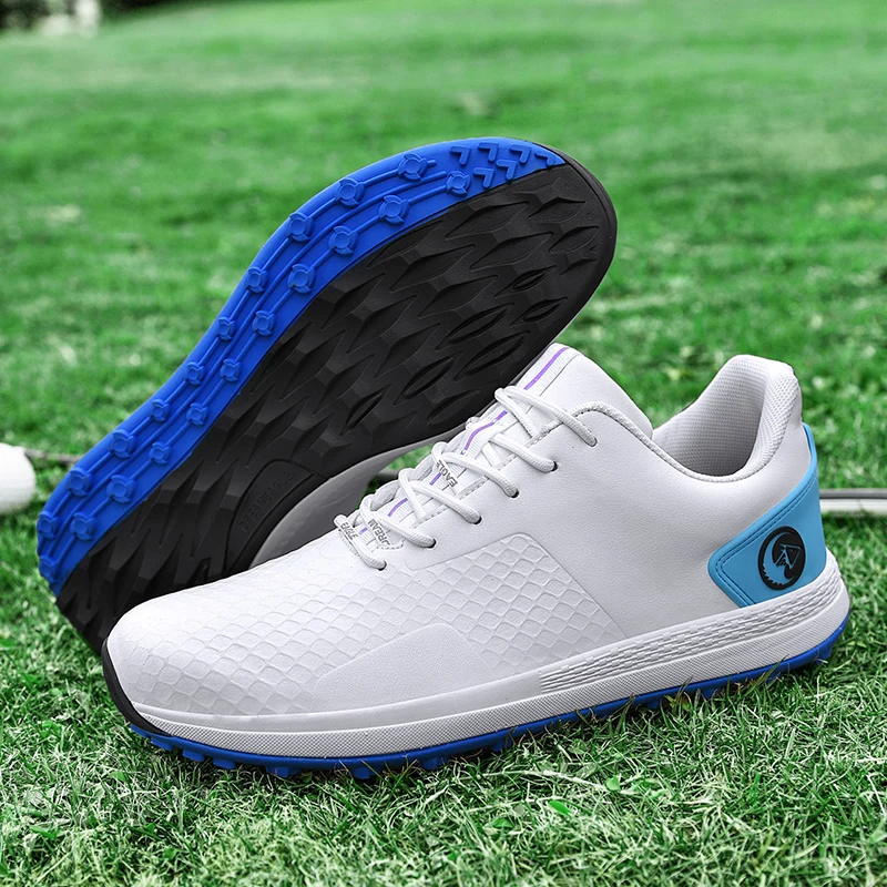 Professional Casual Golf Shoes Outdoor Waterproof Non-Slip Golf Sneakers Men Luxury Athletic Golfer Footwear Golfing Sport Shoes