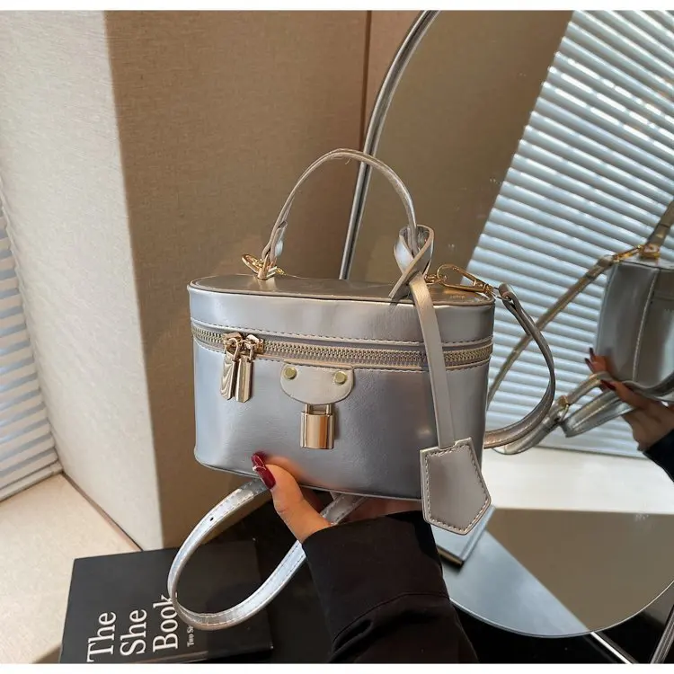 حقيبة كروس نسائية عصرية جديدة لعام 2025، محفظة كتف متعددة الاتجاهات من الجلد الطبيعي، حقيبة كلاسيكية أنيقة ذات سعة كبيرة للعمل #2