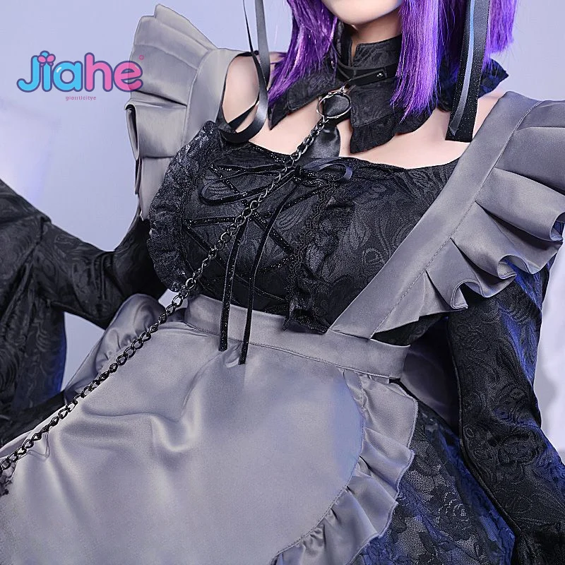 Kitagawa Marin My Dress-Up Darling Cos nombre Cosplay disfraz vestido sombrero accesorios calcetines delantal niña Halloween uniforme de sirvienta Lolita