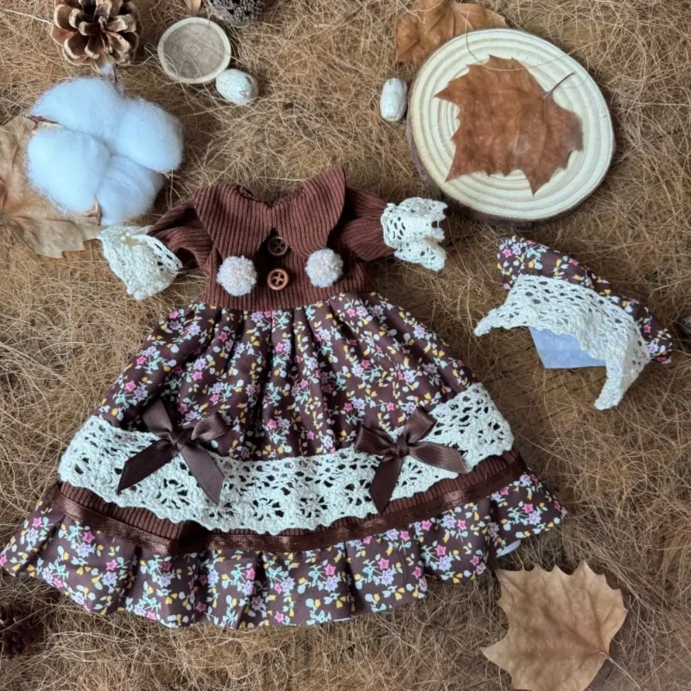 Fashion Casual Wears Elegant Dresses Party Clothes Dress Up 30cm Clothes Handmade Cotton Cloth Princess Skirt DIY