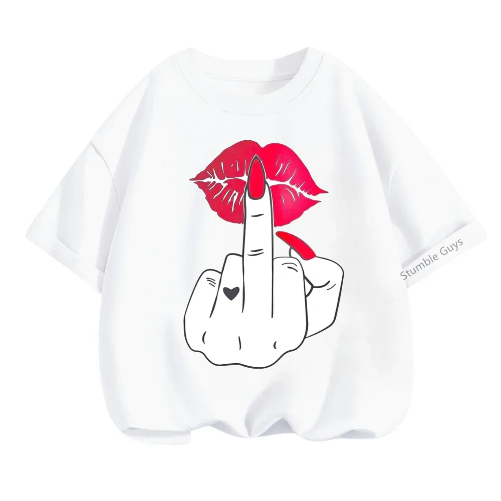 2025Camiseta de manga corta con estampado de Ballet para niños, camisa Base blanca para niñas, ropa para niños, diseño de moda