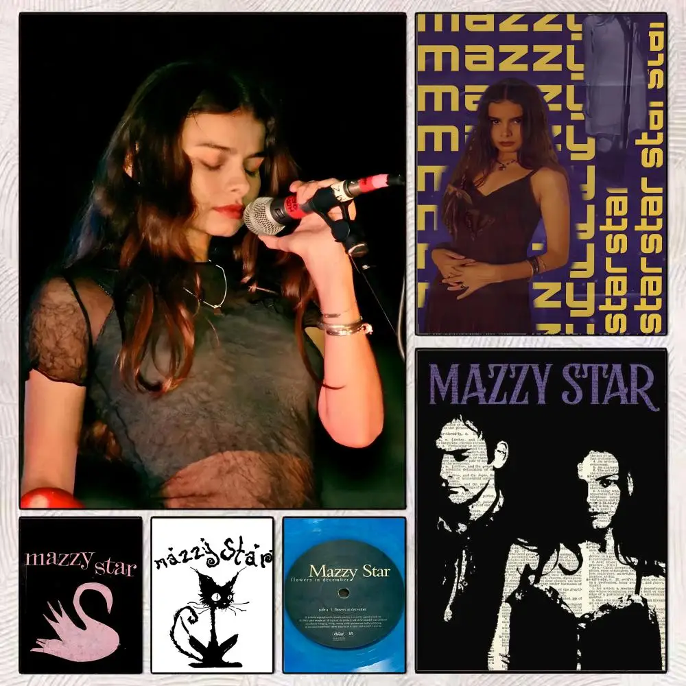

M-Mazzy Star Band Poster HD Art Mural Wallart Poster for Home Room Decoration DIY Vintage Print Decor
