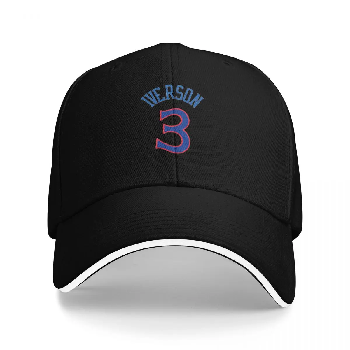 Allen Iverson 3 Baseball Cap Hat Baseball Cap summer hat hard hat Ladies Men's