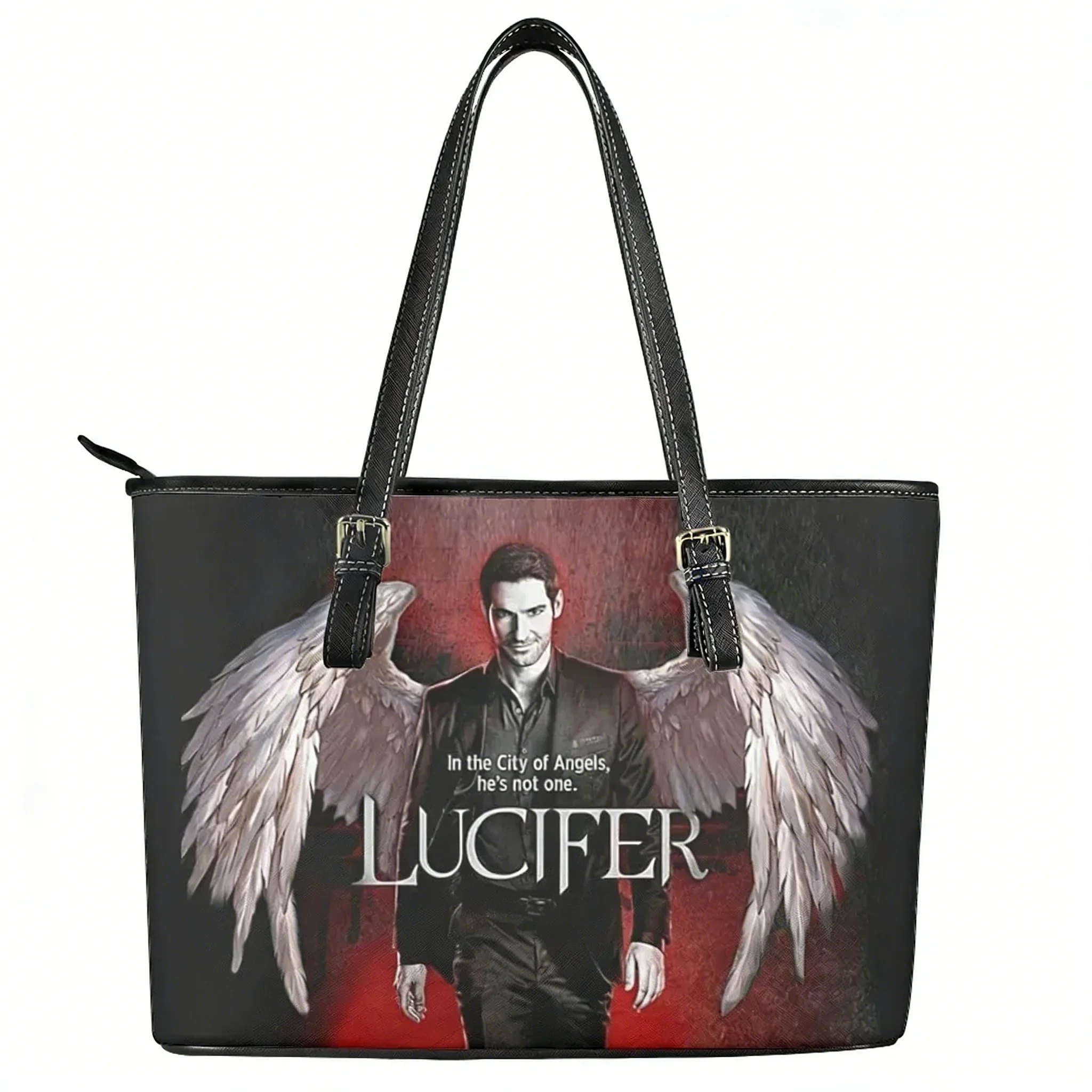 

Сумка Lucifer Morningstar из телесериала Lucifer, женская/мужская сумка на плечо, деловая кожаная сумка, дорожная сумка, подарок
