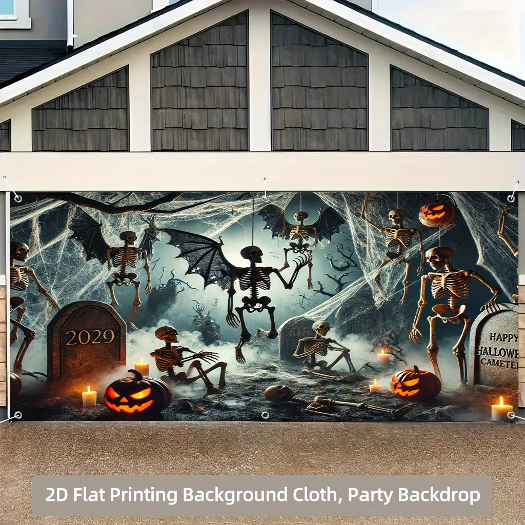 1Pc Halloween Backg… - image