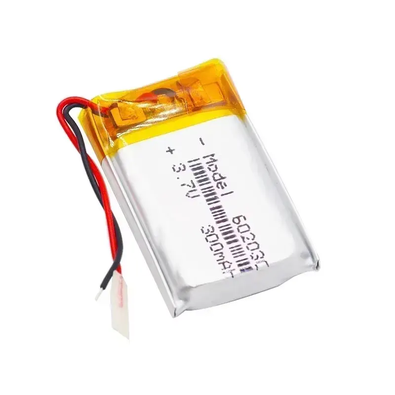 3.7V 300mAh 602030 Lithium Battery Lithium Polymer Batteries for Wireless Bluetooth Headset Toy Smart Watch view 5