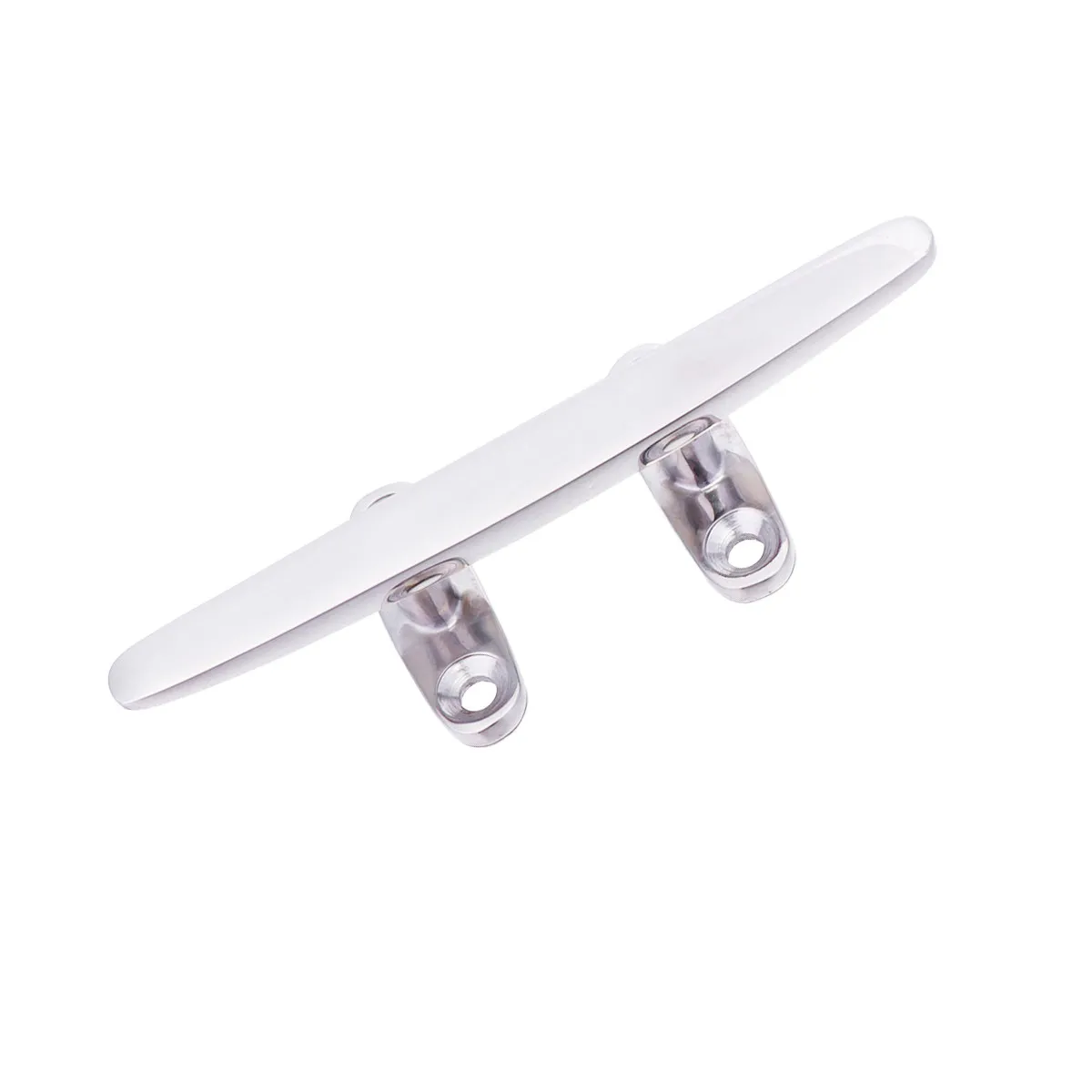 125Mm Stainless Steel Boat Rope Holder Marine Dock Cleats Horn Shape Bollard for Kayak Boat Mooring Accessories Silver