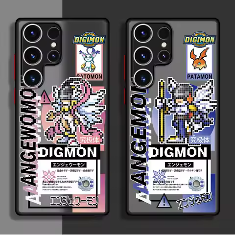 Digimon Adventure Back Phone Cover Case for Samsung Galaxy S10 S24 FE S9 S25 Edge S21 S20 S23 Ultra S22 Plus