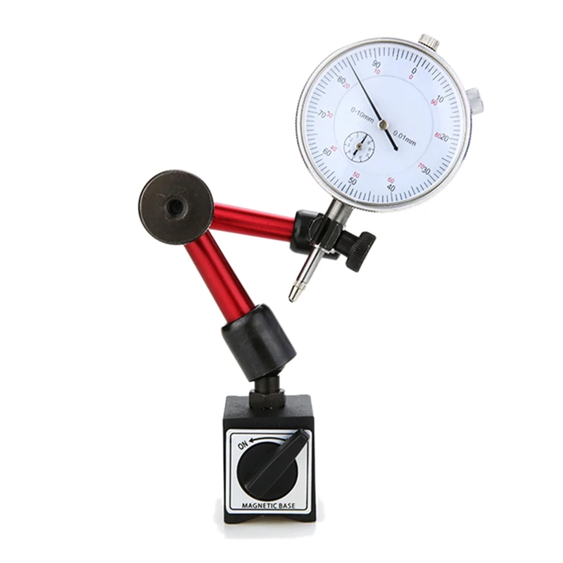 BEAU-10Mm Dial Indicator Magnetic Holder Dial Gauge Stand Base Micrometer Measuring Tool Indicator Measurement Tools