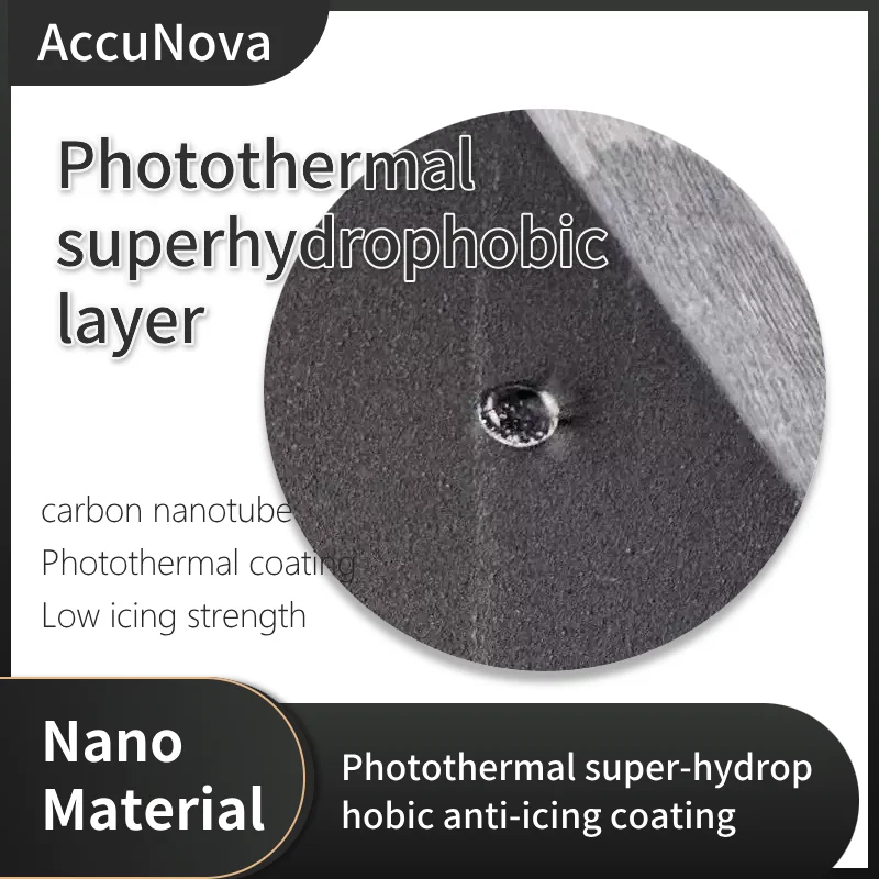 Anti-Ice Coating with Multi-Walled Carbon Nanotubes: Photothermal Superhydrophobic Anti-Icing & De-Icing Nano Coating