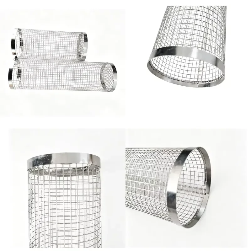 for Summer Hot Selling BBQ Accessories Tube Factory Direct Sales Accept Customization Roller Basket