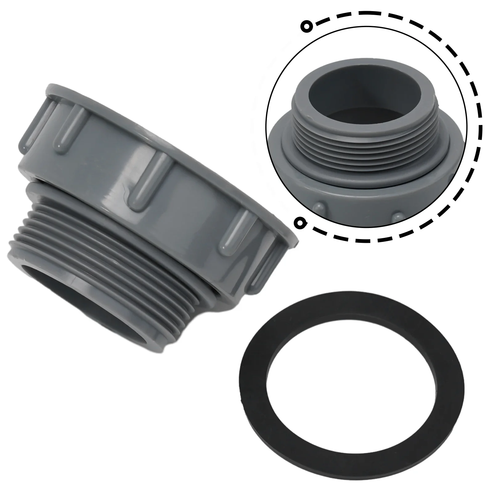 Adapter Threaded Hose Connector for Kitchen Sink Faucets Professional Manufacturing and Stable Characteristics