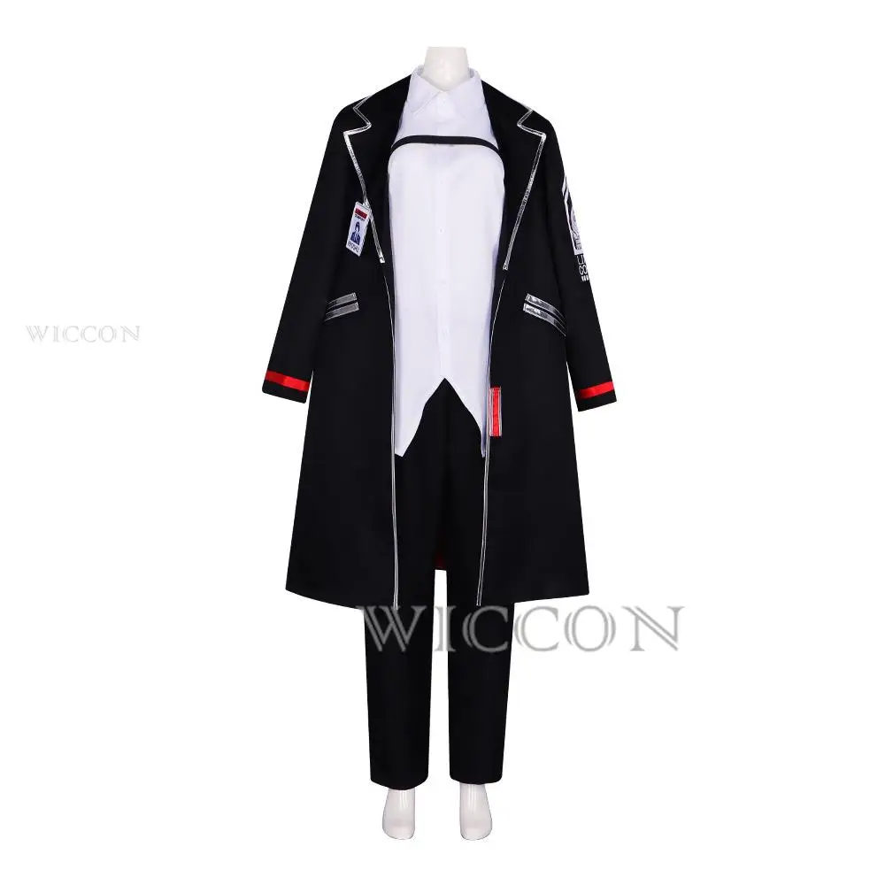 Game Limbus Company Ryōshū Cosplay Costume for Women Black Uniform Suit Halloween Carnival Party Comic Con Battle Outfits Show