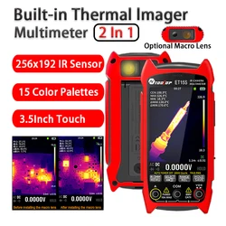 TOOLTOP ET15S Industrial 256*192 Thermal Camera Multimeter 19999 Counts 25Hz Infrared Camera PCB Board Electrical System Inspect
