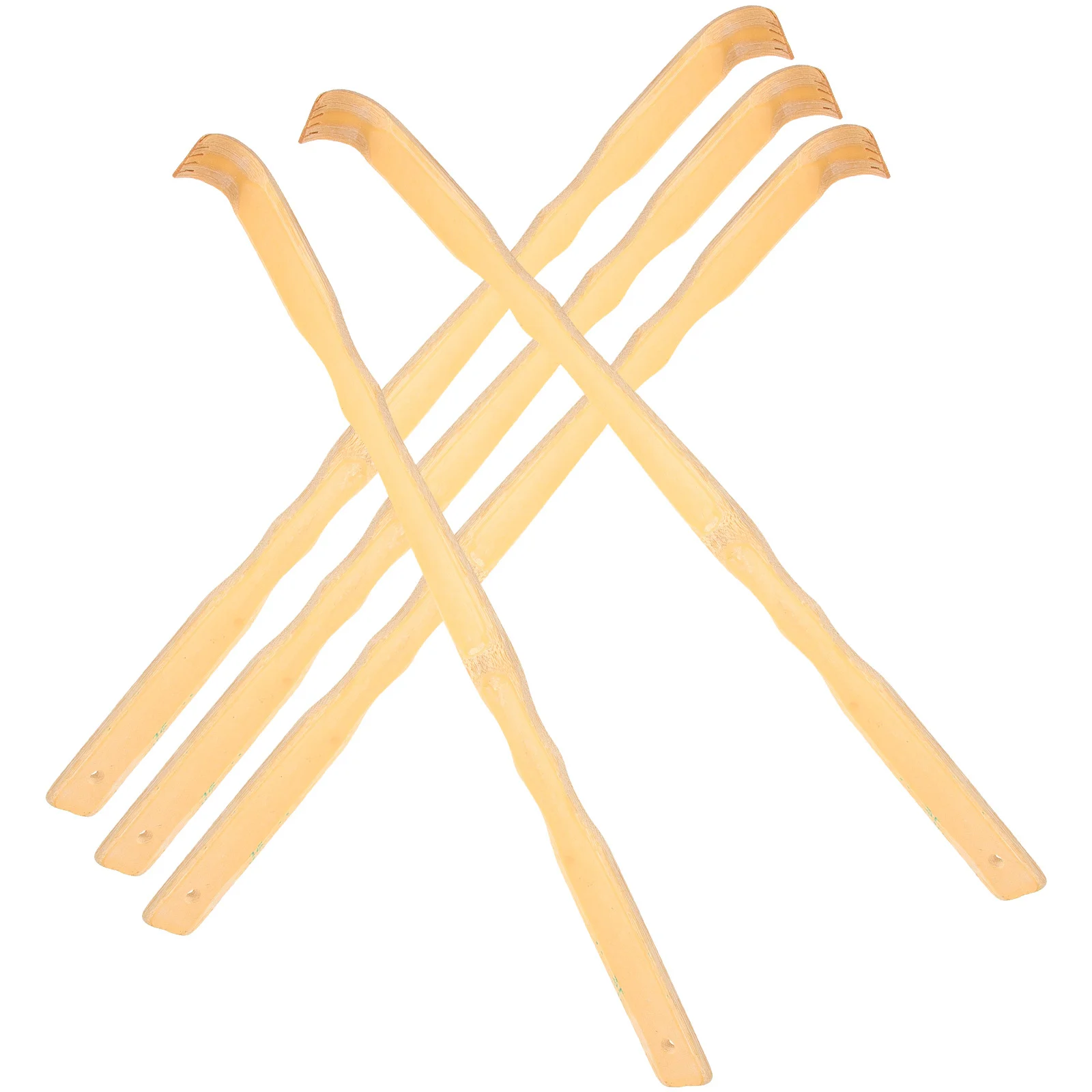 5Pcs Bamboo Back Scratcher Long Handle Portable Back Itching Relief Tool Massage Hammer Body Scratcher for Adults Elderly Home