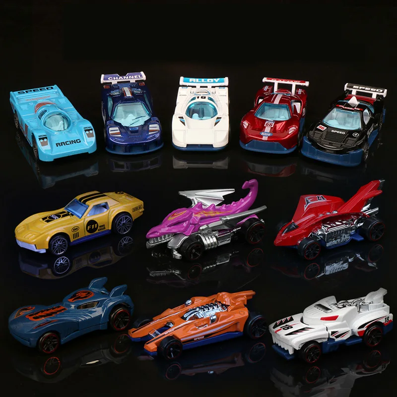 Juego de coches de juguete de aleación de alta simulación, 12 Uds., nuevo modelo de carreras de coches deportivos de aleación, colección de regalos de modelo de coche para niños