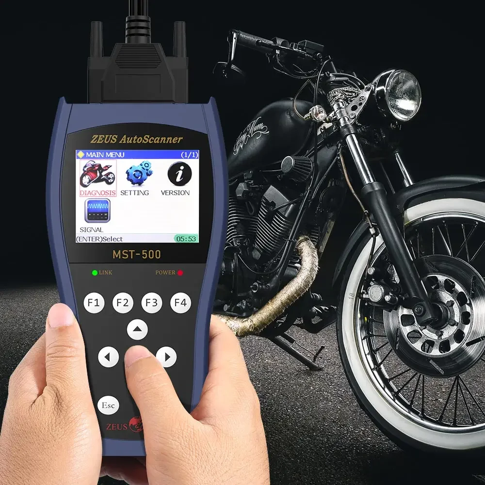 MST-500 Master Handheld Motorcycle Diagnostic Scanner Zeus Universal Asian Motorcycle Motorbike Fault Code Reader