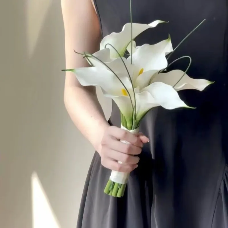 Bouquet Fake Flower, Waterfall Water Drop Bridal Bouquet Wedding Photography Flower Home Countertop