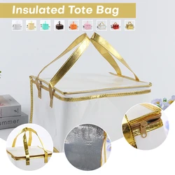 Insulated Thermal Cooler Cool Cake Lunch Foods Drink Boxes Camping Tin Foil Bags Thickened Seafood Fresh-Keeping for Carrying