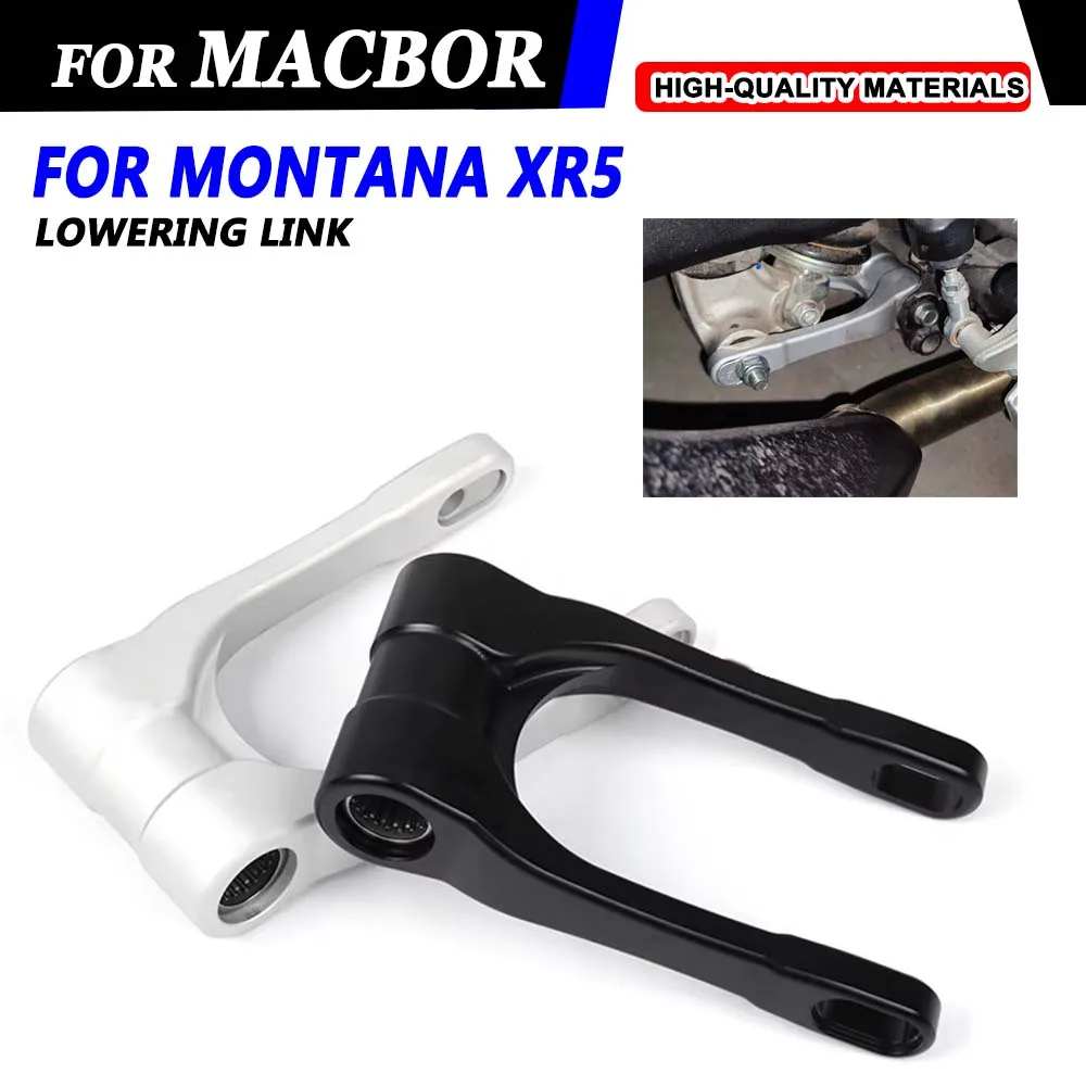 For Macbor Montana XR5 XR 5 500 XR510 Motorcycle Accessories Rear Suspension Lowering Links Rear Shock Absorber Droping