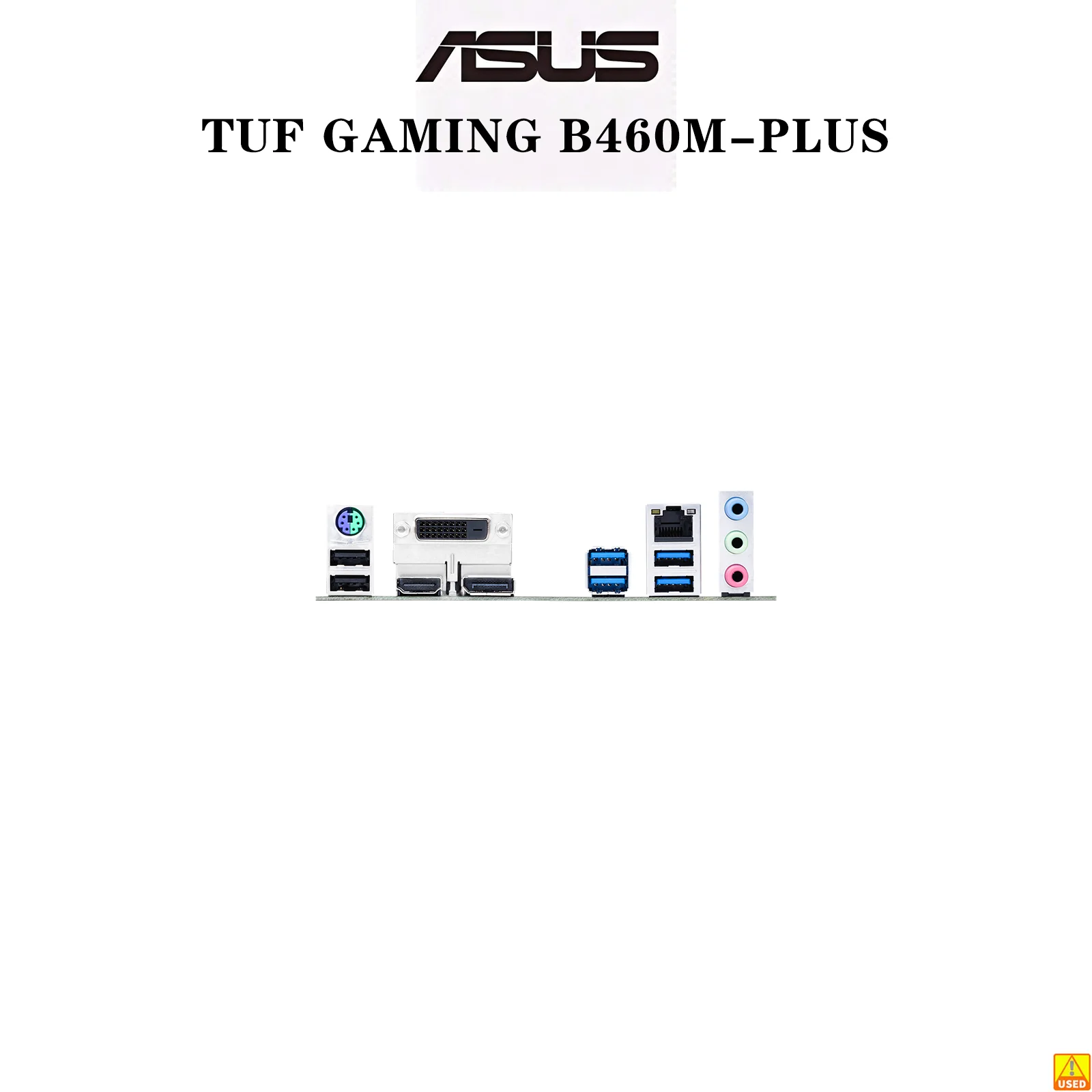 Placa-mãe ASUS TUF GAMING B460M-PLUS para CPU Intel Socket LGA1200, memória DDR4, chipset B460.