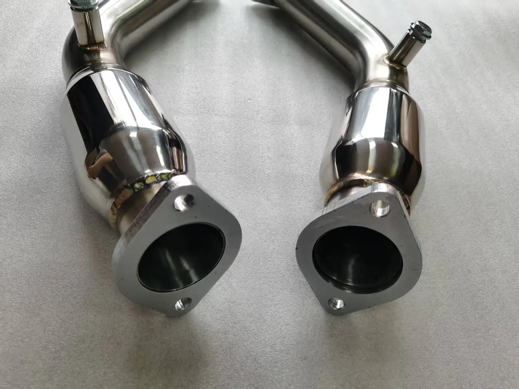 For Exhaust Resonated Test/Down Pipes Fits Ni Ssan 370Z Z33 Infiniti G37 Coupe Sedan VQ37HR 07-08  with Muffler