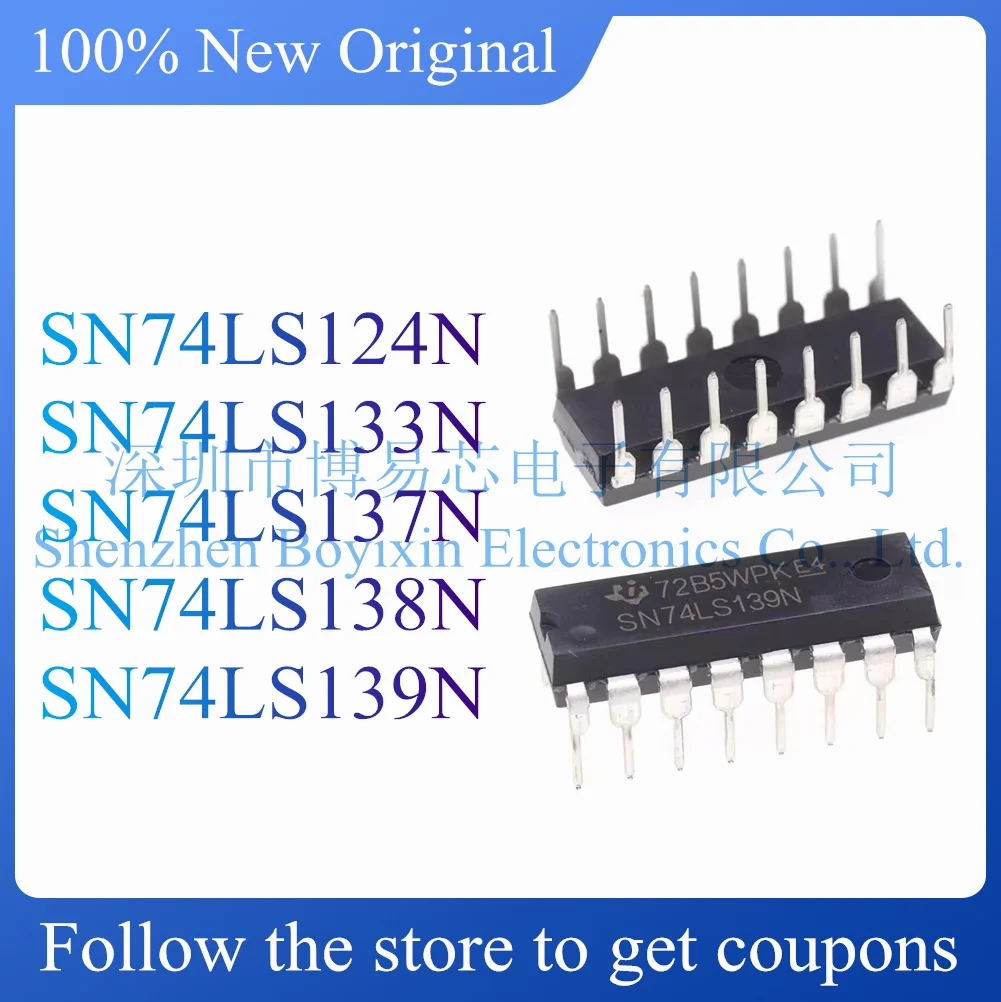 NEW SN74LS124N SN74LS133N SN74LS137N SN74LS138N SN74LS139N.Original Product.