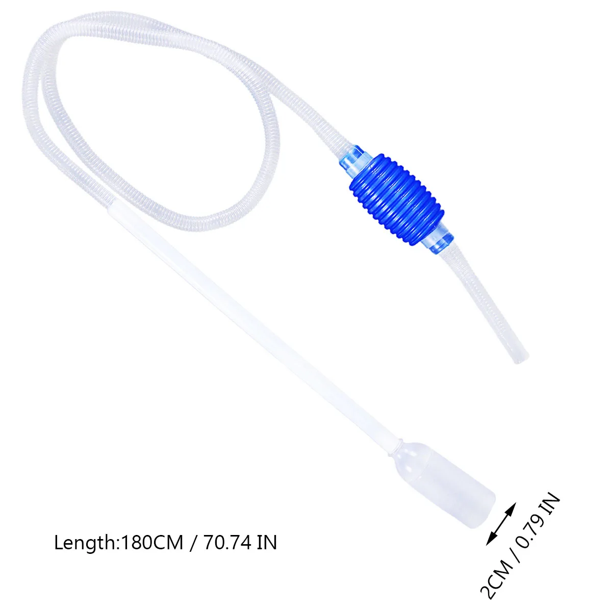 

Fish Tank Water Suction Pipe Aquarium Cleaning Kit Long Suction Pipe Suitable Large Small Tanks Easy Install Use Gravel Cleaner