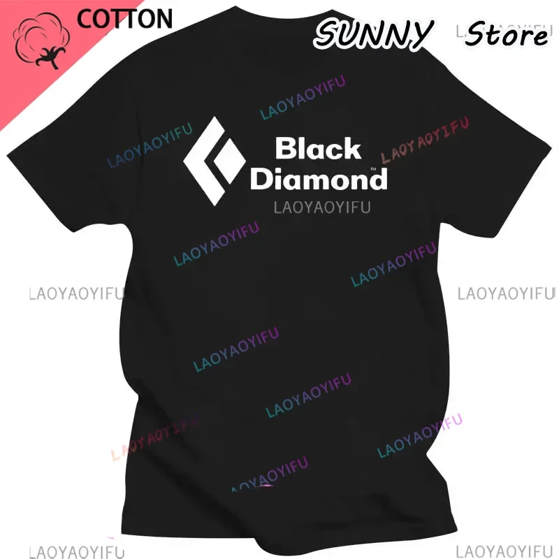 New Style Men Casual Tshirt BLACK DIAMOND Skiing Climbing T-shirt Summer Unisex Printed T-shirt Top  men clothing