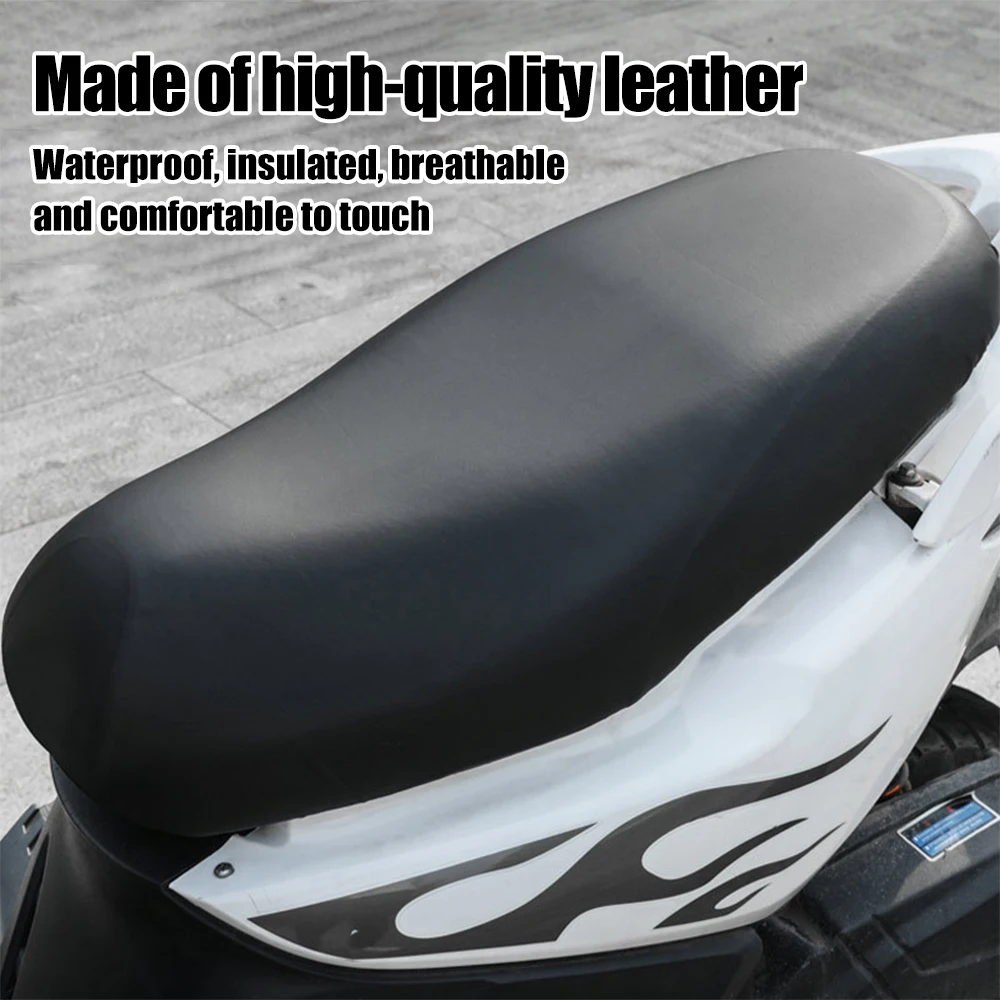 Motorcycle Seat Cover Waterproof Breathable Leather 3D Mesh Cushion Cover Protector Sunscreen for Motorcycle Electric Scooter