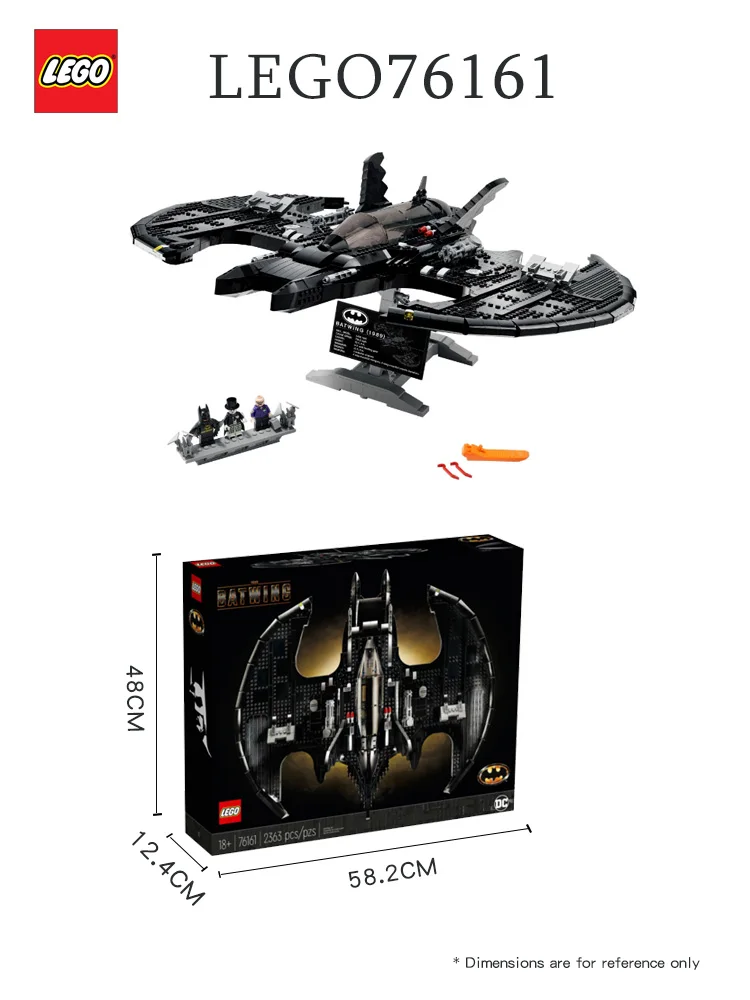 LEGO 76161 Superhero Batwing 1989 Batman Assembled Building Blocks Toy Children\'s Day Gift