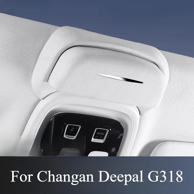 

For Changan Deepal G318 Car Glasses Case Roof Sunglasses Storage Clip Car Interior Modification Interior Accessories Artifact