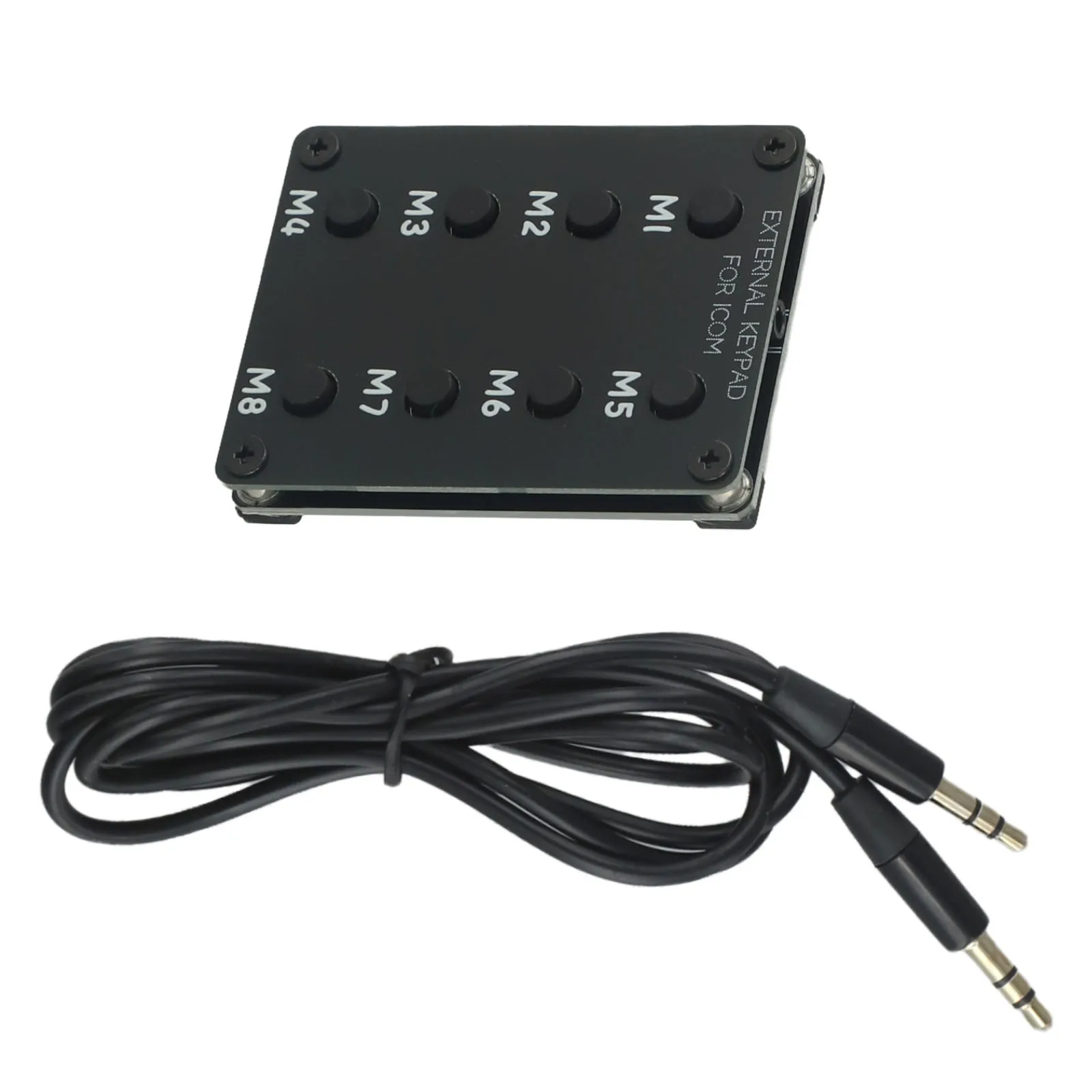 External Control Keyboard For For For ICOM Transceivers IC-705 IC-7610 Replacement Remote Keypad Black Plastic Accessory For Ham