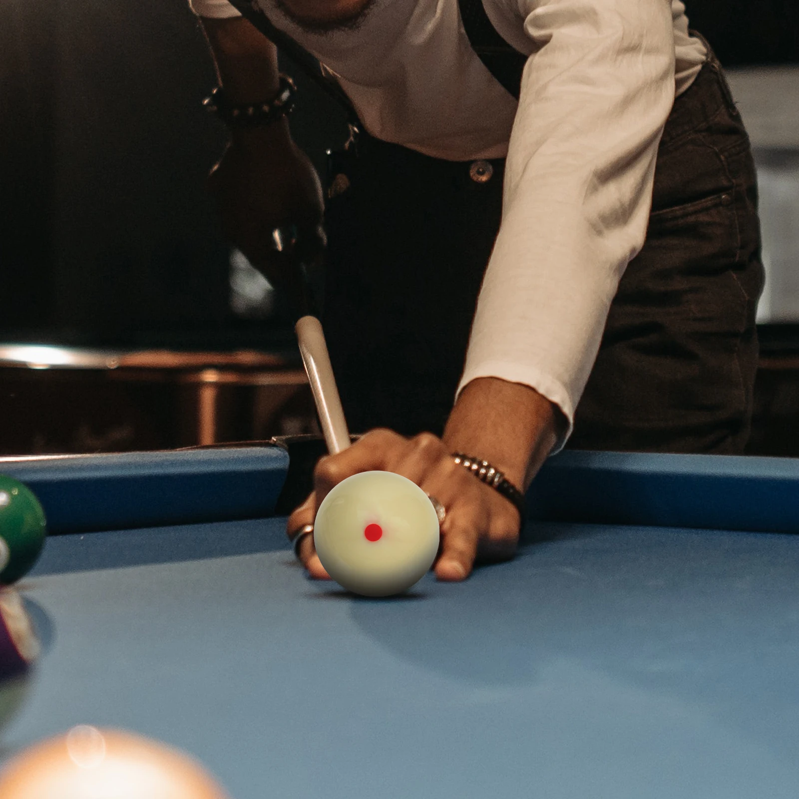 

Resin Billiard White Ball Balls Precision Roundness Balance Training Tool Pool Table Skill Improvement