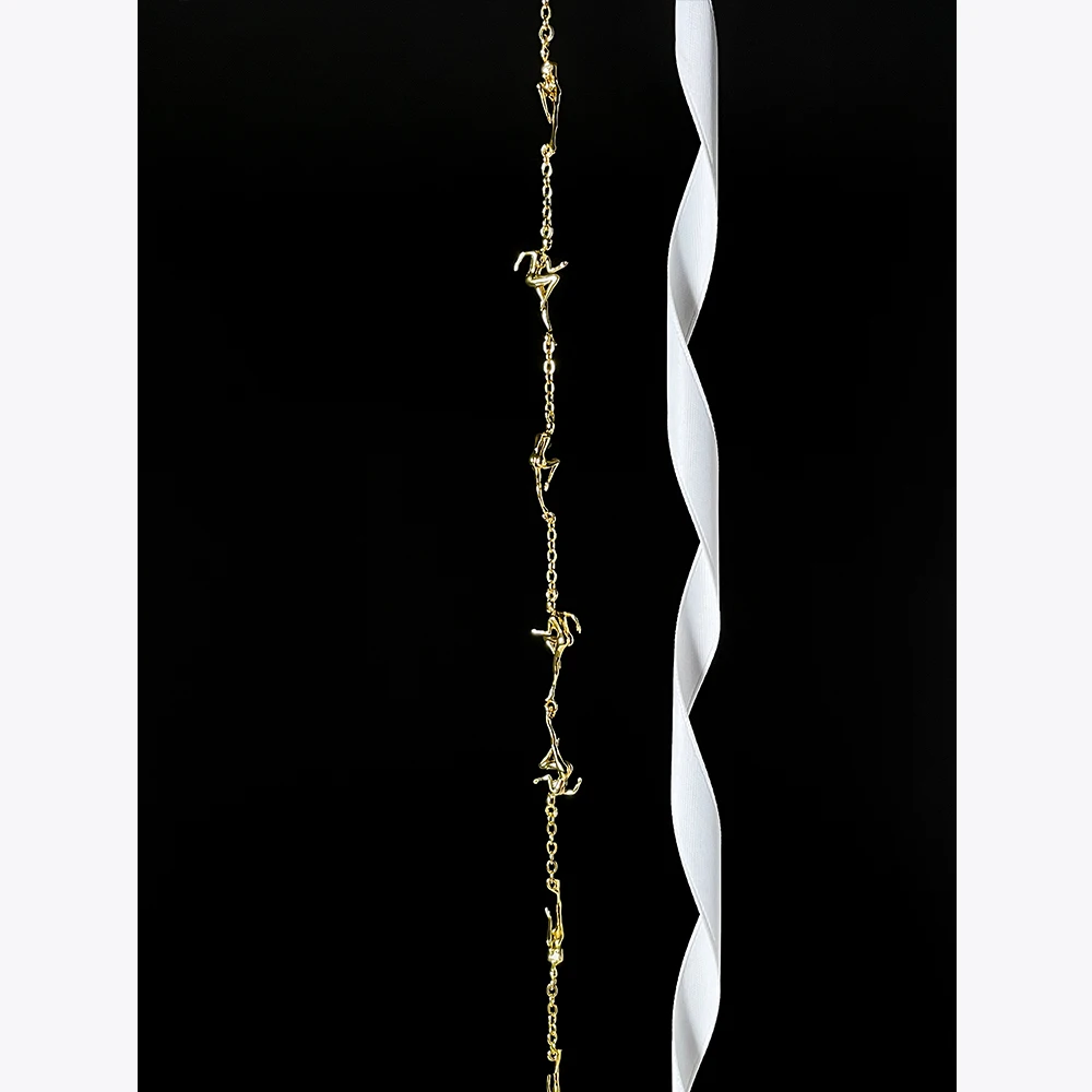 ENFASHION Athlete Dancer Figure Necklace For Women Collares 18K Gold Color Necklaces Fashion Jewelry Graduation Party P223309