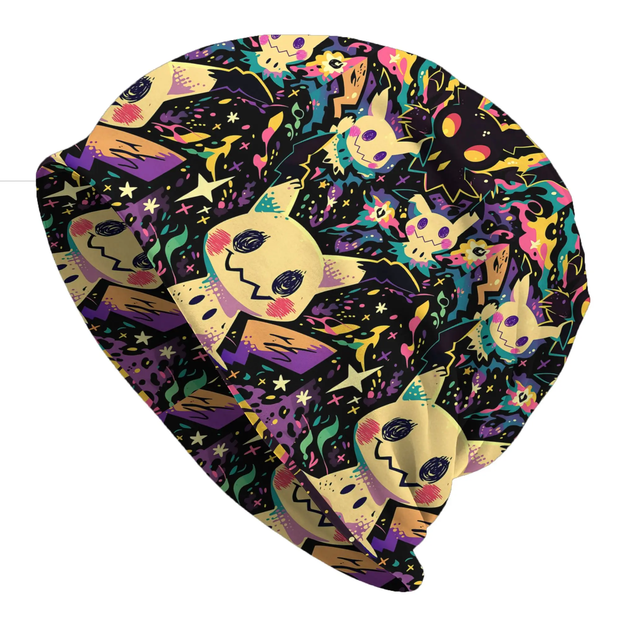 Autumn Styles Bonnet  Men Women's Thin Hat Pokemon Mimikyu Spotted Worn Collage Summer Cap Design Skullies Beanies Caps