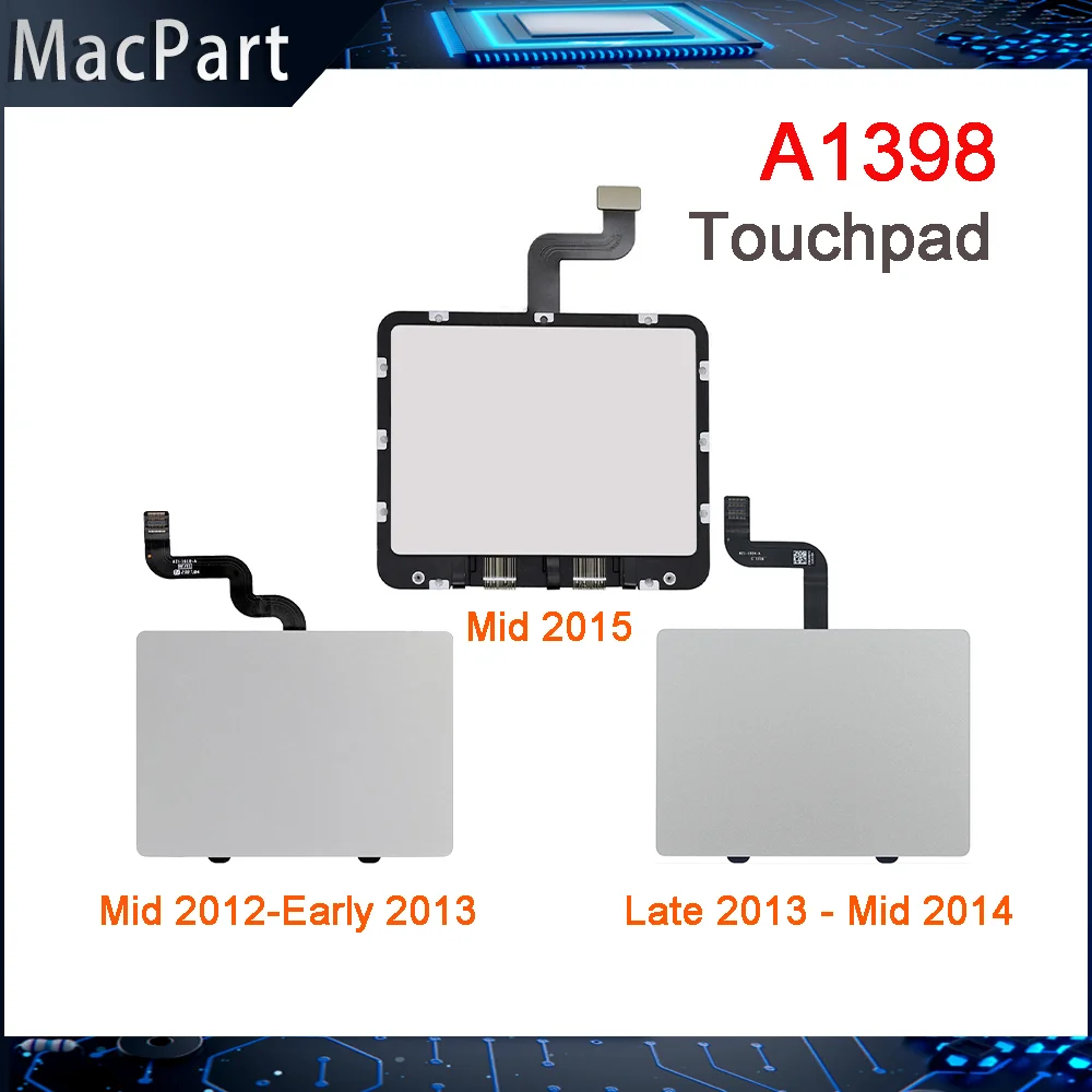 

Original Used Trackpad Touchpad With Cable For Macbook Pro Retina 15" A1398 Trackpad 2012 2013 2014 2015 Year