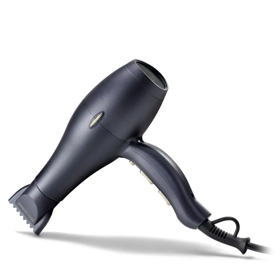 

Ionic GoldPro Hair Dryer, Blue, Moisturizing Heat Technology amp 24K Gold MX, UltraPowerful 1875W AC Motor, Lightweight Blow Dry
