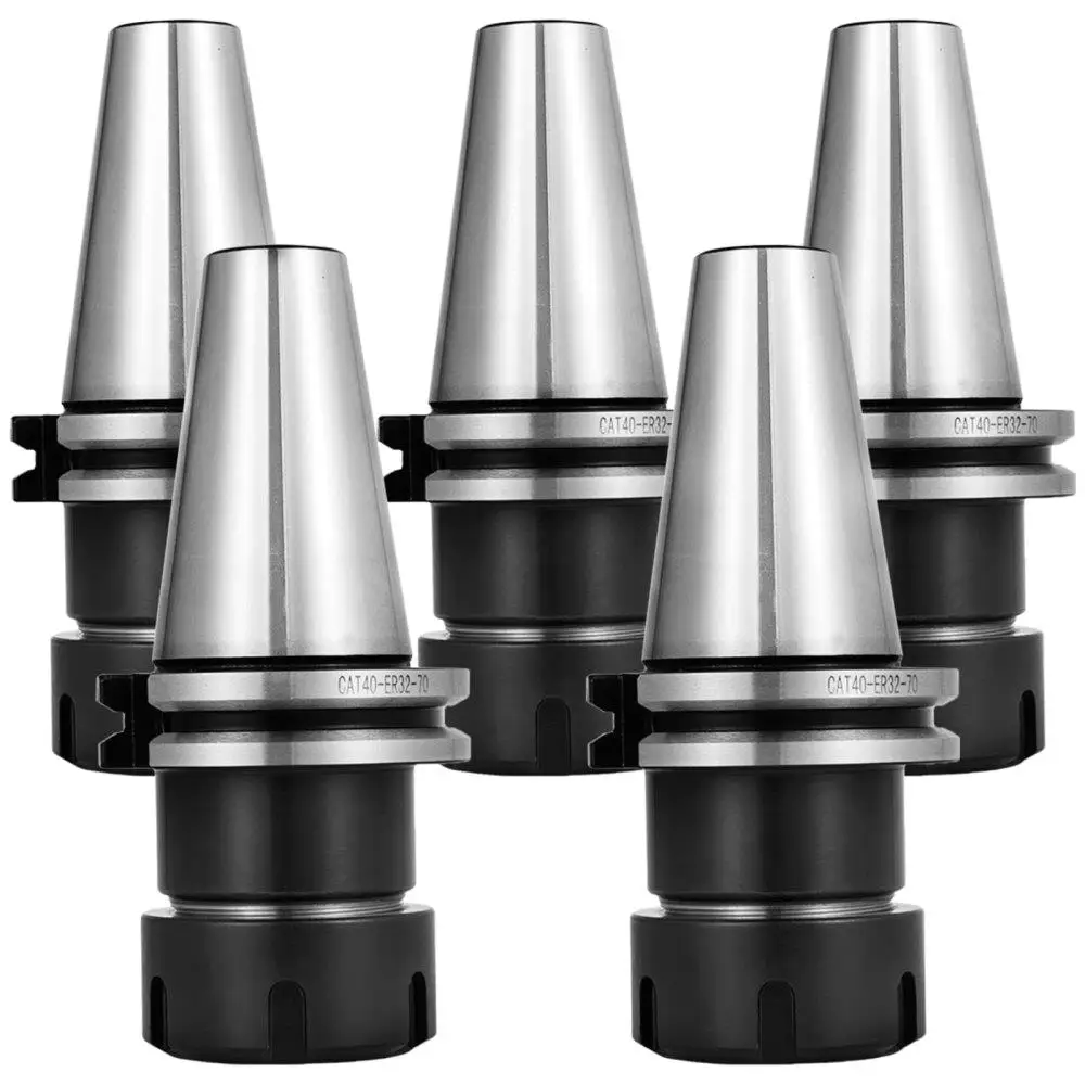 

5PCS Collet Set for cnc Engraving Machine Precision Lathe Tool CAT40 ER32 Collet Chuck High Quality for cnc Tool Accessories