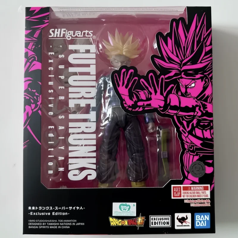 In Stock Original Bandai S.H.Figuarts Son Goku Son Gohan Kid Jiren Trunks Shf 2024 Sdcc Exclusive Edition Dragon Ball Toys