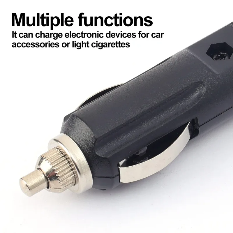 1-4PCS Car Electrical Cigarette Lighter Plug Charger Adapter Car Cigarette Lighter Socket Plug Connector Adapter Accessories