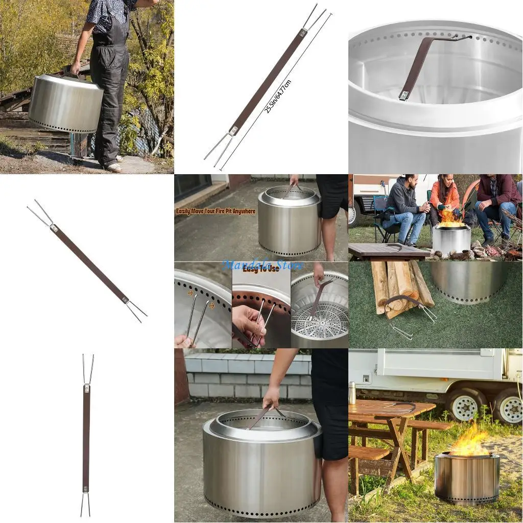 

U2JC Система рукояток для инструментальной ямы, термостойкая ручка из искусственной кожи со стальным крючком