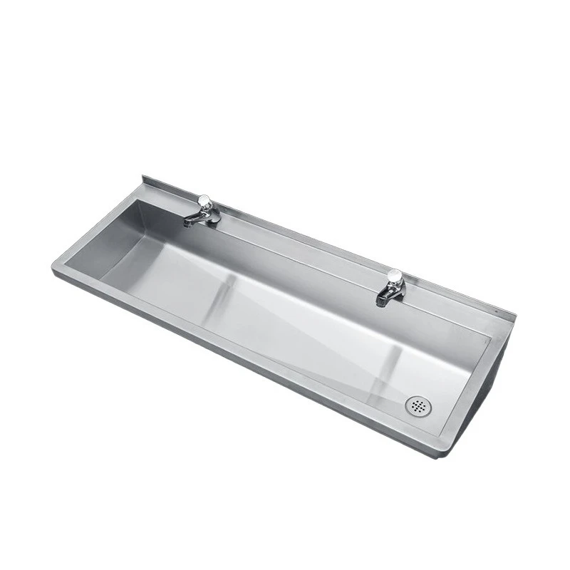 Rectangle 304 stainless steel wash basin, wall-mounted wash basin
