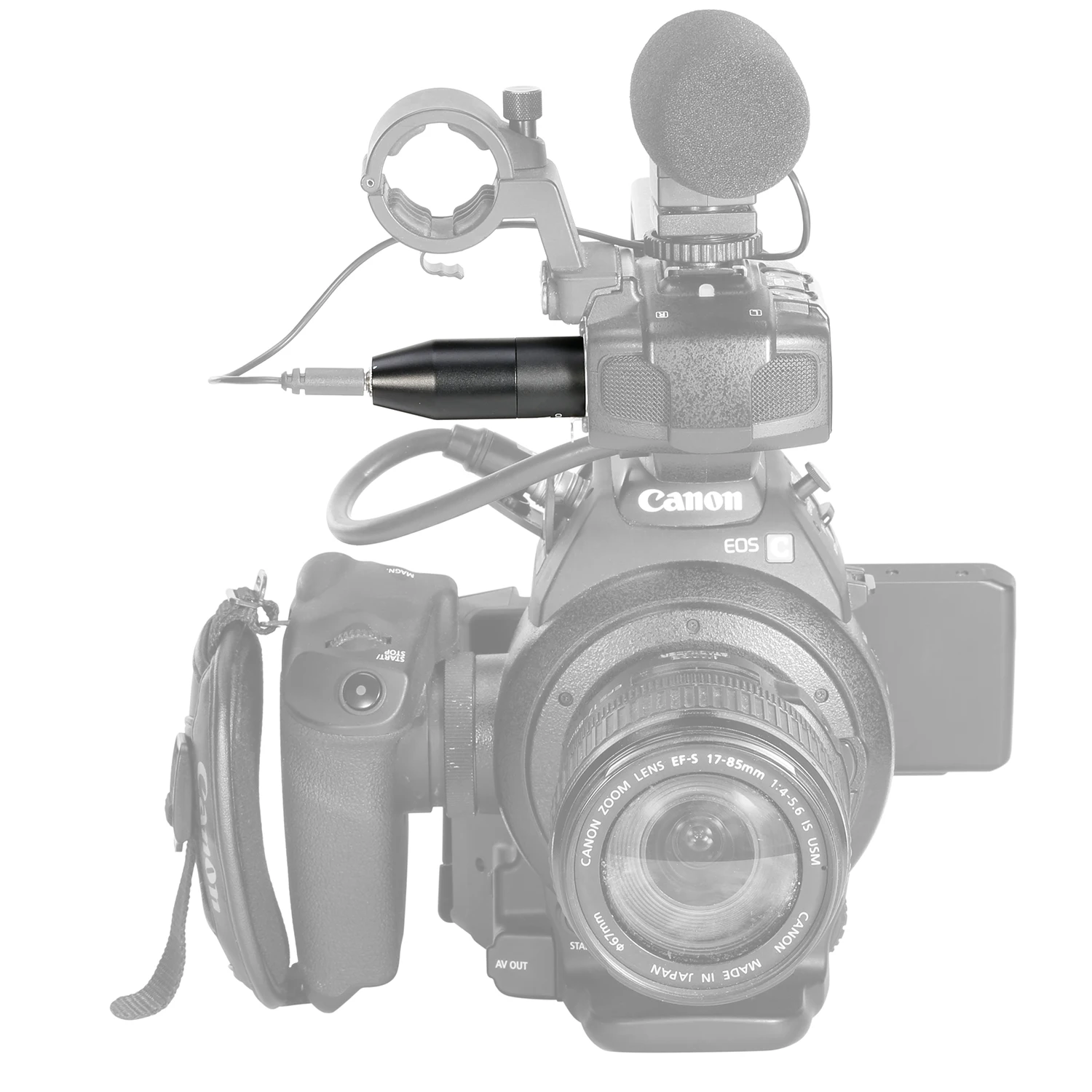 BOYA 35C-XLR PRO Mini-Jack to XLR Adapter with Power Convert 1/8" TRS Female to XLR Male for Sony Camcorders Recorders & Mixers