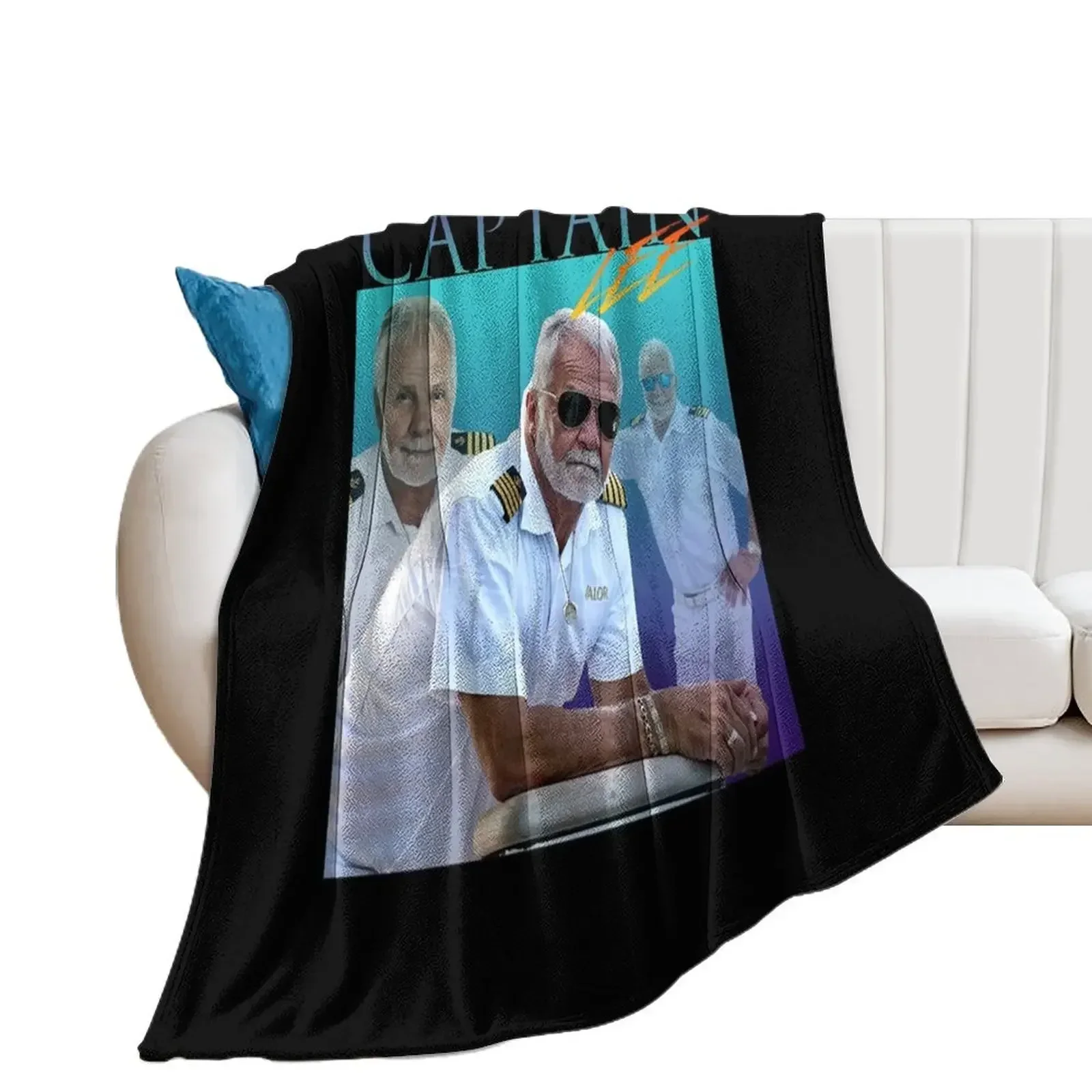 

Captain Lee Retro inspired Throw Blanket Hairys for winter Blankets